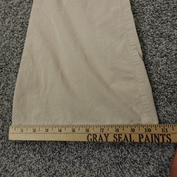 Hollister Jeans Womens 5 Beige Corduroy Pants High Rise Flare Bell Stretch Flex - Picture 2 of 11